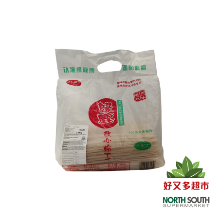 *#Fideo de arroz *M* BAILU 8/2.5kg *#整-白鹿放心粉干(中条M)  8/2.5kg