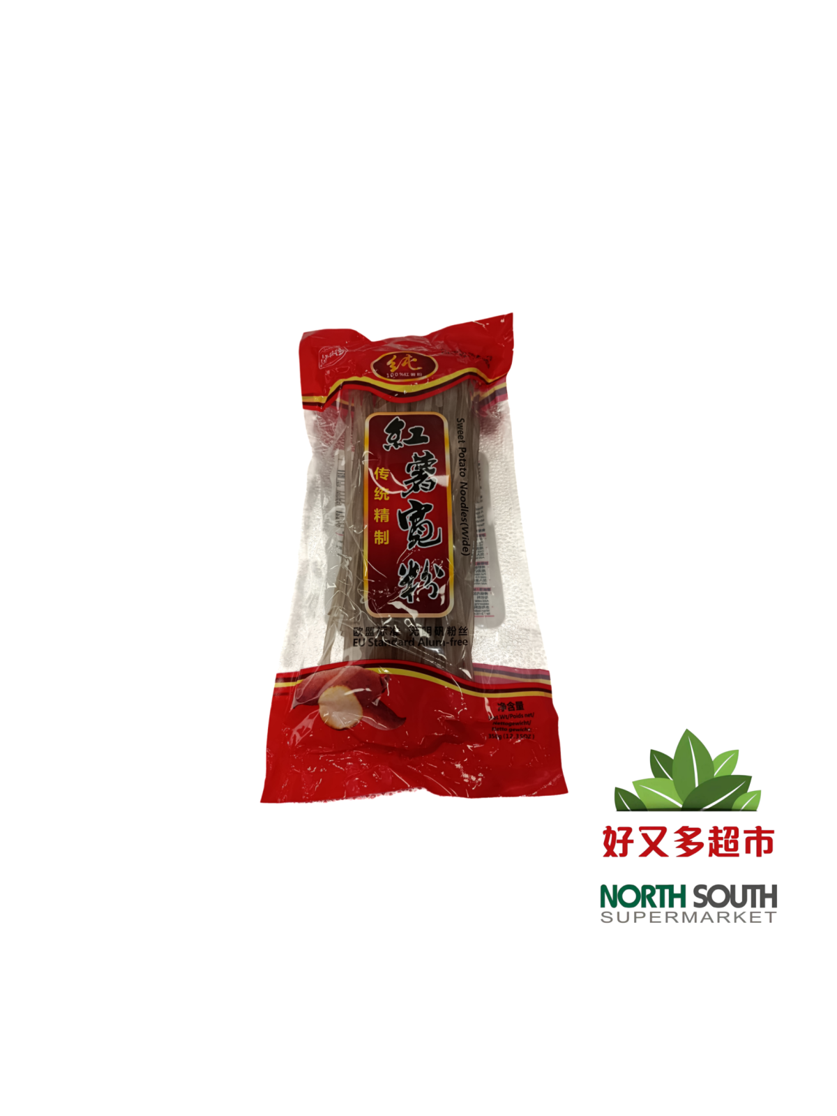 筷来筷往红薯粉丝宽粉 350G*40/FIDEOS ANCHO DE BATATA