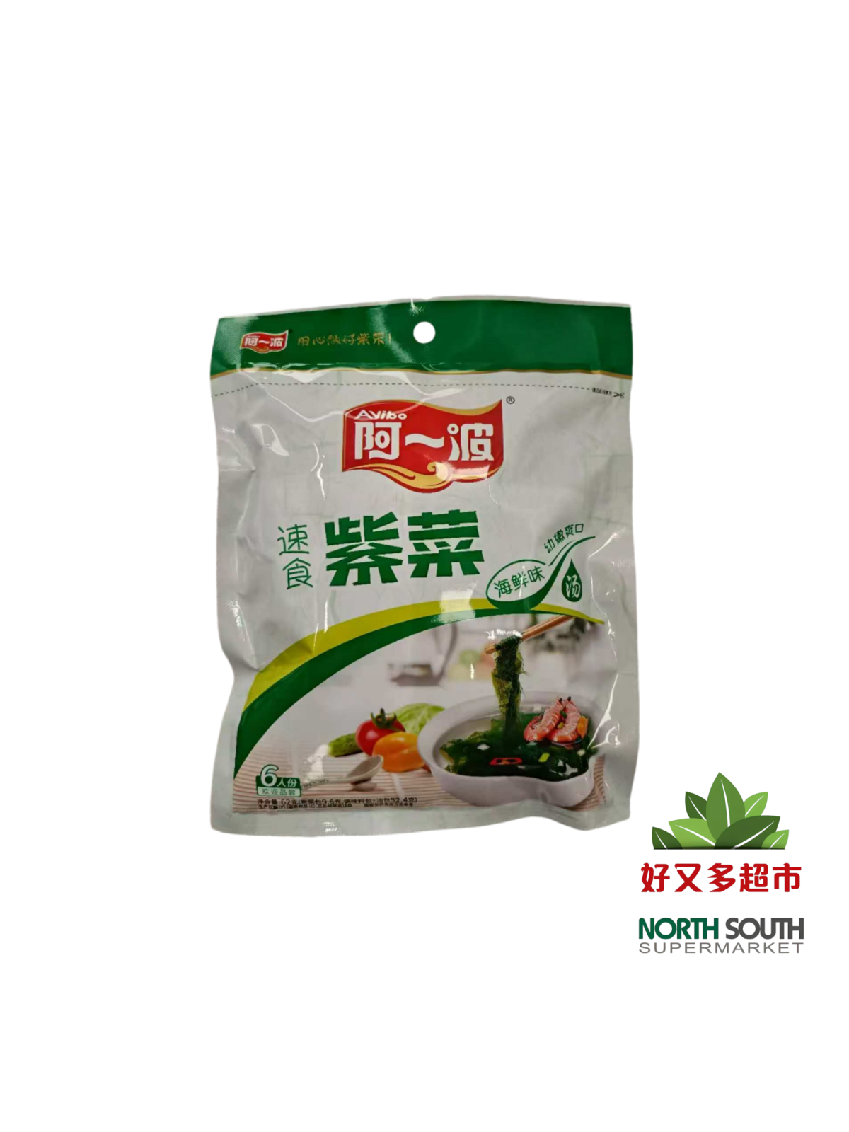阿一波紫菜汤(海鲜味) 62G*24/SOPA DE ALGA SABOR A MARISCO