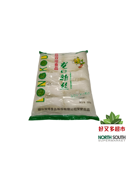 Fideo de guisante SHUANTA 24/500g 双塔龙口粉丝(10小捆) 24/500g