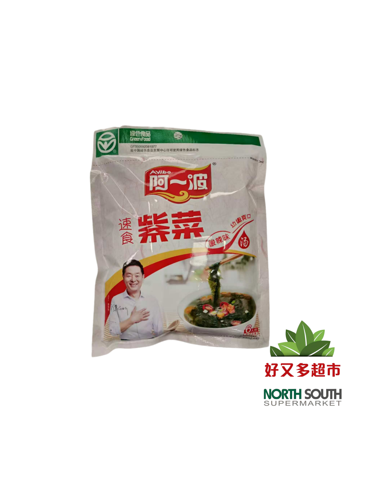 阿一波紫菜汤(酸辣味) 62G*24/ALGA DESHIDRATADAS SABOR AGRIPICANTE