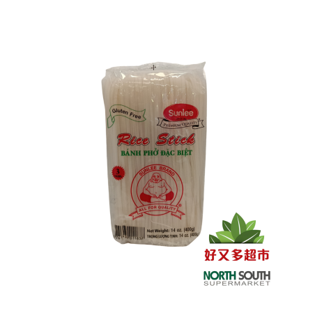 Fideo de arroz SUNLEE 3mm 30/400g SUNLEE果条3mm 30/400g