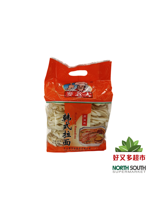 Tallarines de trigo MLD 12/580g 麦老大牌韩式拉面 12/580g