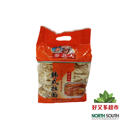 Tallarines de trigo MLD 12/580g 麦老大牌韩式拉面 12/580g