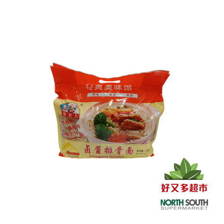 麦老大卤酱排骨面718G/6 TALLARINES MLD SABOR COSTILLA ESTOFADA 718G/6