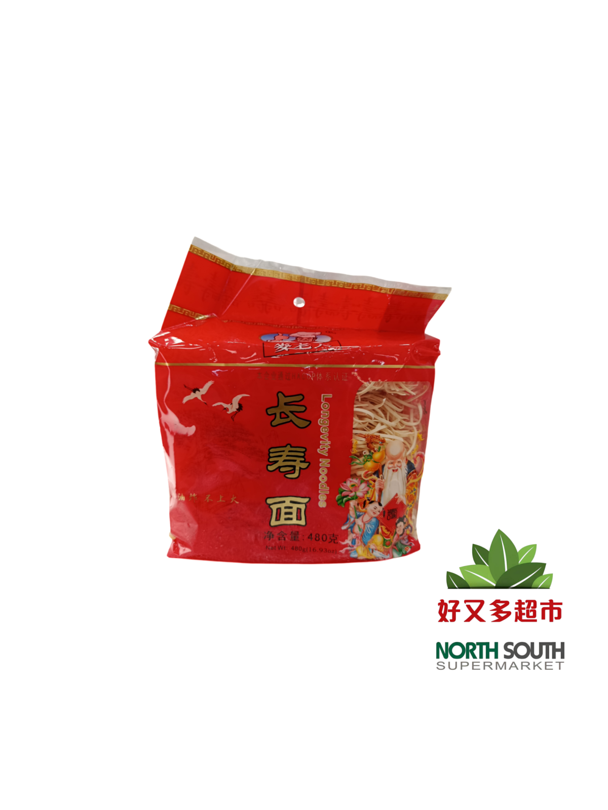 [P01-0347] （麦老大）长寿面 (MAI LAO DA) FIDEOS DE TRIGO 480G