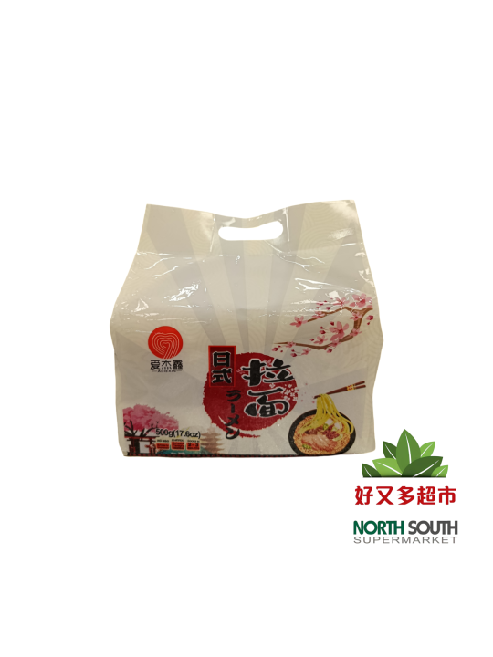 [P04-0828] （爱杰鑫）日式拉面(AIJIEXIN) FIDEO INSTANTANEO AL ESTILO JAPONES  500G