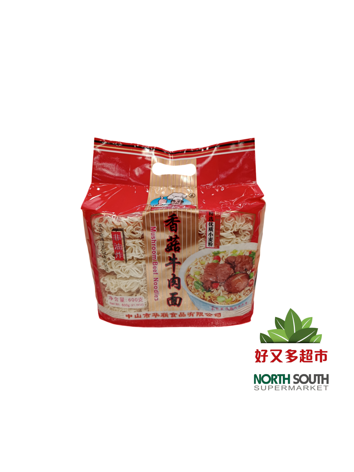 麦老大香菇牛肉面 600G*18/FIDEOS SABOR A SETA