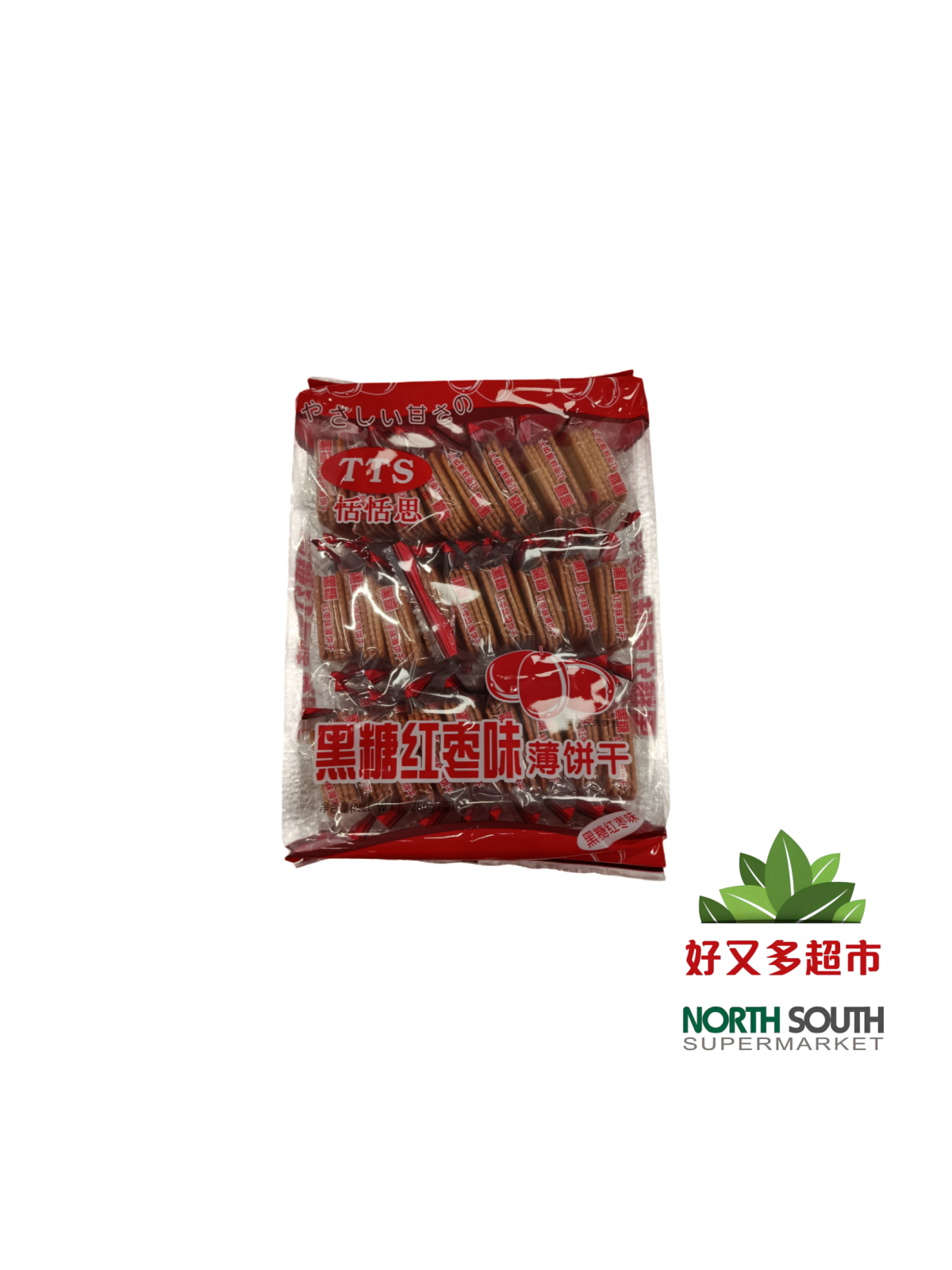 [S02-0539] （恬恬思）黑糖红枣味薄饼干 280G