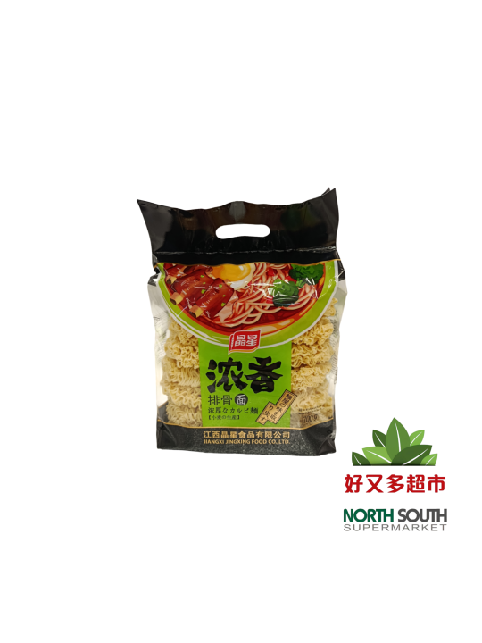 [P01-0340] （晶星）浓香排骨面(JINGXING) FIDEOS RAMEN 700G