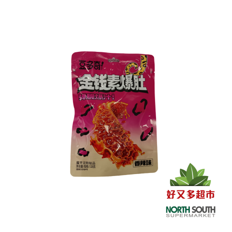 豆多奇金钱素爆肚(香辣味) 128G*30/APERITIVO DE KONJAC SABOR PICANTE