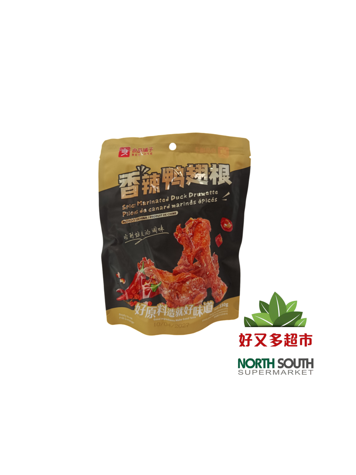 良品铺子鸭翅根(香辣味) 150G*24/PUNTA DE ALA DE PATO MARINADO SABOR PICANTE