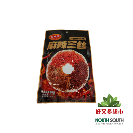 怡冠园麻辣三丝 92G*80/APERITIVO A BASE DE TRIGO PICANTE