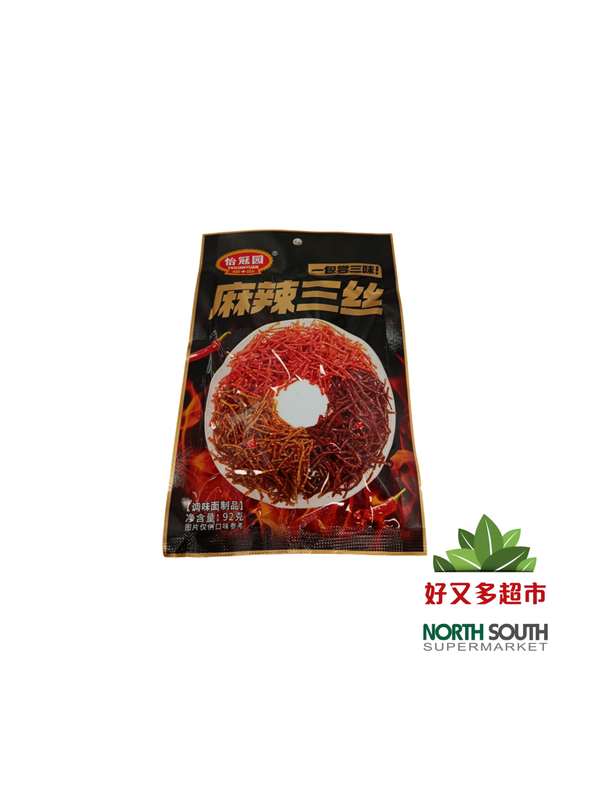 怡冠园麻辣三丝 92G*80/APERITIVO A BASE DE TRIGO PICANTE