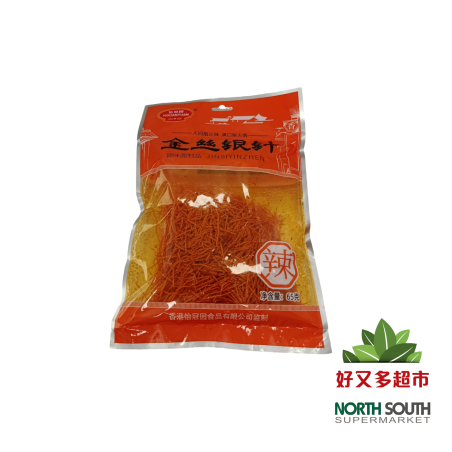 怡冠园金丝银针调味面制品 65G*60/APERITIVO A BASE DE TRIGO SABOR PICANTE