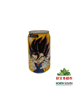 Refresco de soda manzanaDRAGONBALL 330ml Dragonball动漫七龙珠气泡水苹果味 24/330ml