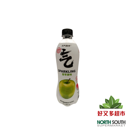[B01-0110] （元气森林）汽泡水 青苹果味(CHI FOREST) BEBIDA REFRESCANTE CON SABOR A LICHI  480ML