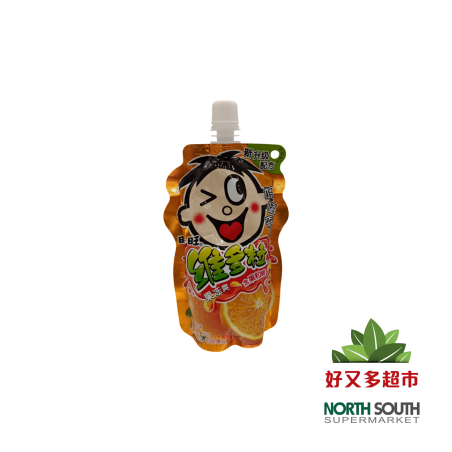 [S04-0274] （旺旺）维多粒果冻爽 粒粒橙味 (WANTWANT) BEBIDA REFRESCANTE CON PULPA Y SABOR A NARANJA 150G