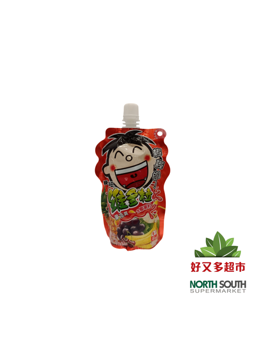 [S04-0270] （旺旺）维多粒果冻爽 热带水果味BEBIDA REFRESCANTE CON GEL DE COCO Y SABOR A FRUTOS TROPICALES 150G
