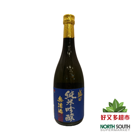 Sake MORITA 6/720ml 16％Vol 日本盛田纯米吟酿无过滤清酒 6/720ml 16％Vol