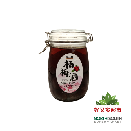 Licor dulce de arbutus EMB 6/1L 30％Vol *#EMB杨梅酒30％Vol 6/1L