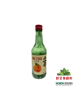 韩国烧酒红柚味SKTOO-360ml/20 SOJU COREANO SKTOO SABOR POMELO 360ml/20