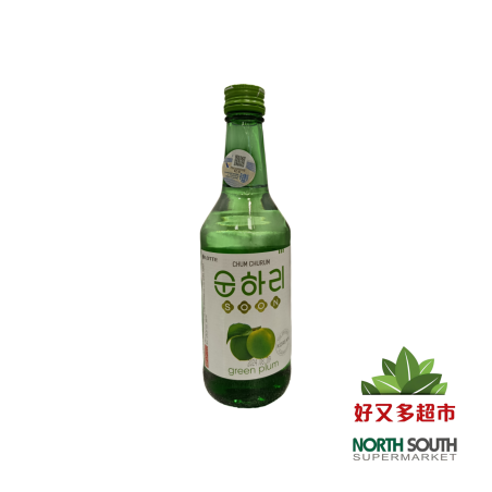 SOJU CIRUELA VERDE LOTTE 20/350ML 12％VOL 韩国乐天烧酒(绿梅味) 20/350ML 12％VOL