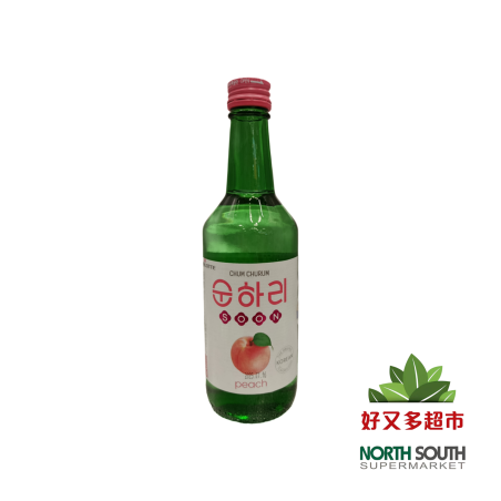 CHUM CHURUM韩国乐天果味烧酒(初饮初乐蜜桃味12度) 350ML*20/SOJU SABOR A MELOCOTON DE LOTTE DE COREANO