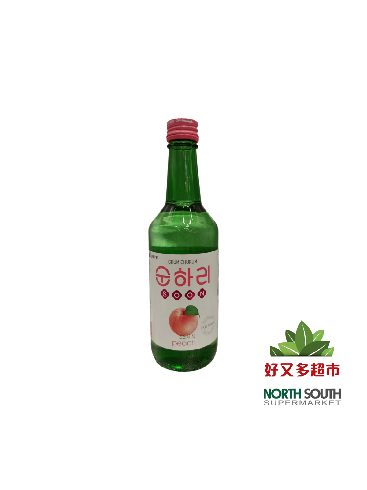 CHUM CHURUM韩国乐天果味烧酒(初饮初乐蜜桃味12度) 350ML*20/SOJU SABOR A MELOCOTON DE LOTTE DE COREANO
