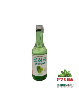 CHUM CHURUM韩国乐天果味烧酒(初饮初乐葡萄12度) 350ML*20/LICOR COREANO SABOR A UVA(SOJU)