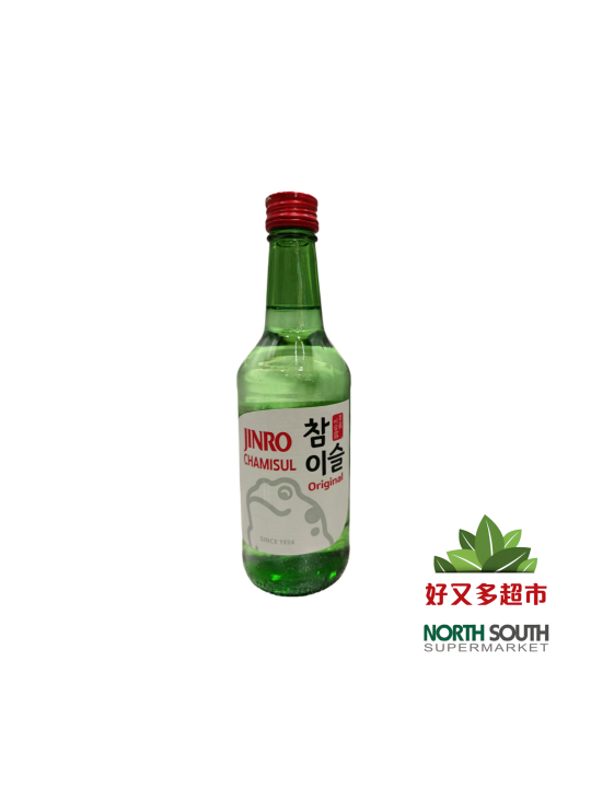 Soju o vino de arroz originalJINRO20.1％ 韩国JINRO烧酒原味 20/350ml 20.1％Vol