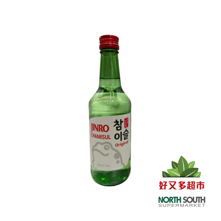 Soju o vino de arroz originalJINRO20.1％ 韩国JINRO烧酒原味 20/350ml 20.1％Vol