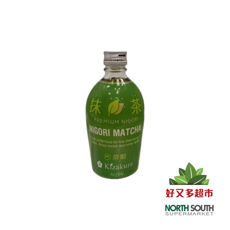 Sake Nigori Matcha 12/300ml KIZAKURA 日本KIZAKURA抹茶清酒 12/300ml 10％vol