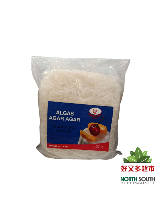 [R09-0002] （大丰收） 大菜丝-琼脂条(洋菜)(FOISON) ALGAS AGAR AGAR 1KG