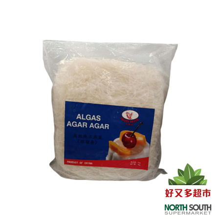 [R09-0002] （大丰收） 大菜丝-琼脂条(洋菜)(FOISON) ALGAS AGAR AGAR 1KG
