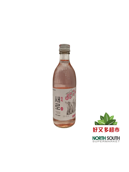 CHUMCHURUM韩国乐天果味烧酒 荔枝/桃子（12度) 375ML*20/LICOR COREANO SABOR A LICHI/MELOCOTON(SOJU)