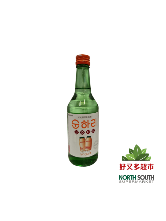 SOJU YOGUR LOTTE 20/350ML 12％VOL 韩国乐天烧酒(乳酸菌味) 20/350ML 12％VOL