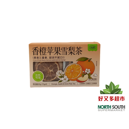 小山弄香橙苹果雪梨茶 85G*12/TÉ DE NARANJA, MANZANA Y PERA