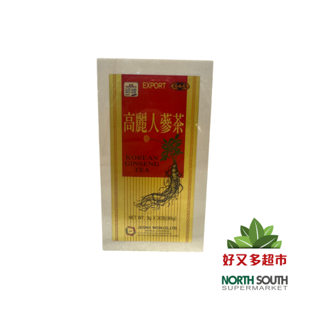 Te de Ginseng 100/90g 韩国高丽人参茶 100/90g(30x3g)