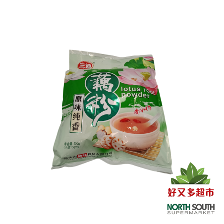 三迪藕粉(原味纯香) 500G*20/POLVO DE RAIZ DE LOTO INSTANTANEO SABOR ORIGINAL