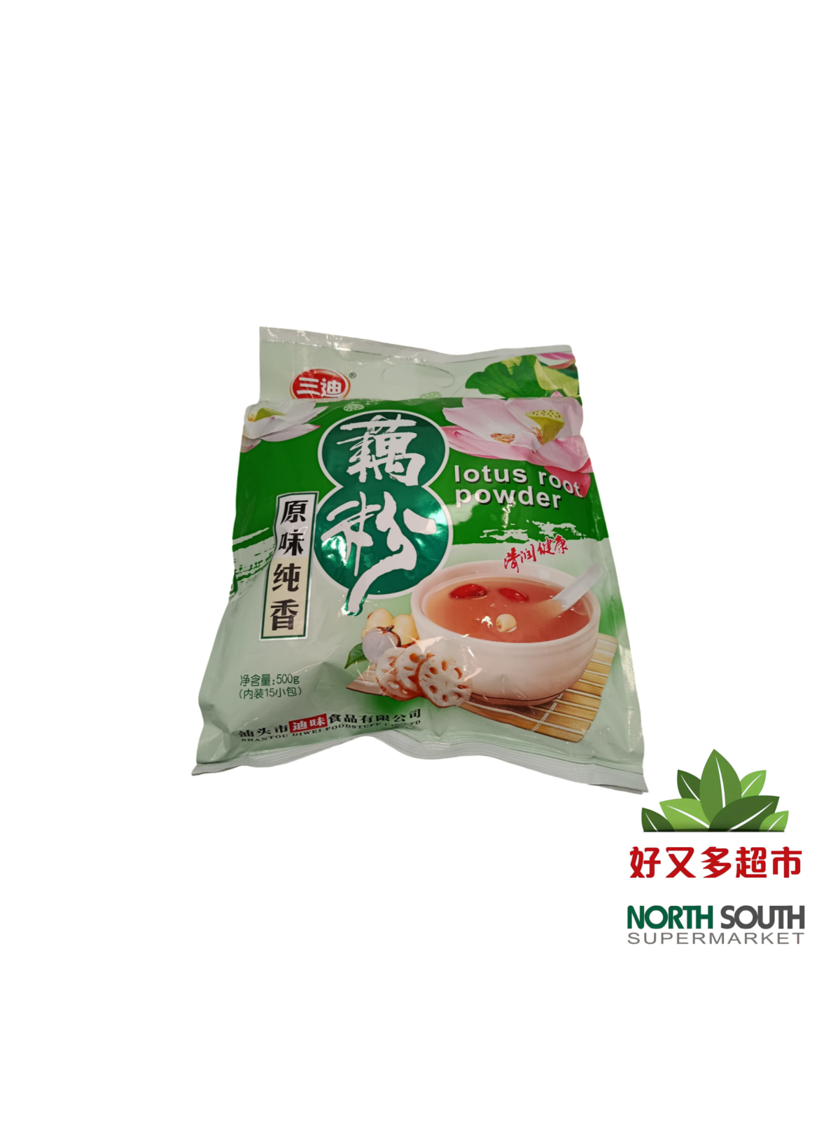 三迪藕粉(原味纯香) 500G*20/POLVO DE RAIZ DE LOTO INSTANTANEO SABOR ORIGINAL