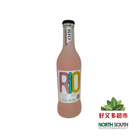 RIO锐澳水蜜桃白兰地风味鸡尾酒(预调酒)(6+1/10+2混) 275ML*24/BEBIDA DE CÓCTEL CON BRANDY SABOR A MELOCOTÓN