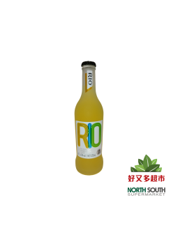 RIO微醺锐澳鸡尾酒*玻璃瓶（黑加仑香橙伏特加风味）275ML/24 BEBIDA RIO SABOR NARANJA 275ML/24