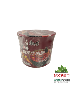 康师傅酸辣牛肉面 FIDEOS INSTANTANEOS CON AZUCAR Y EDULCORANTES