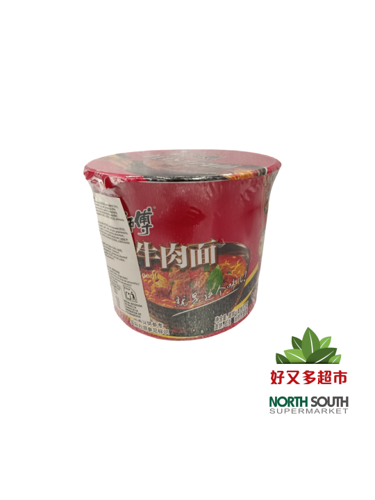 康师傅红烧牛肉面（桶）113G/12 CUENCO RAMEN SABOR TERNERA 113G/12