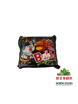 #SAMYANG(黑/袋)韩国三养超辣火鸡拌面140G*5*8/FIDEOS PICANTE INSTANTÁNEOS DE SAMYANG