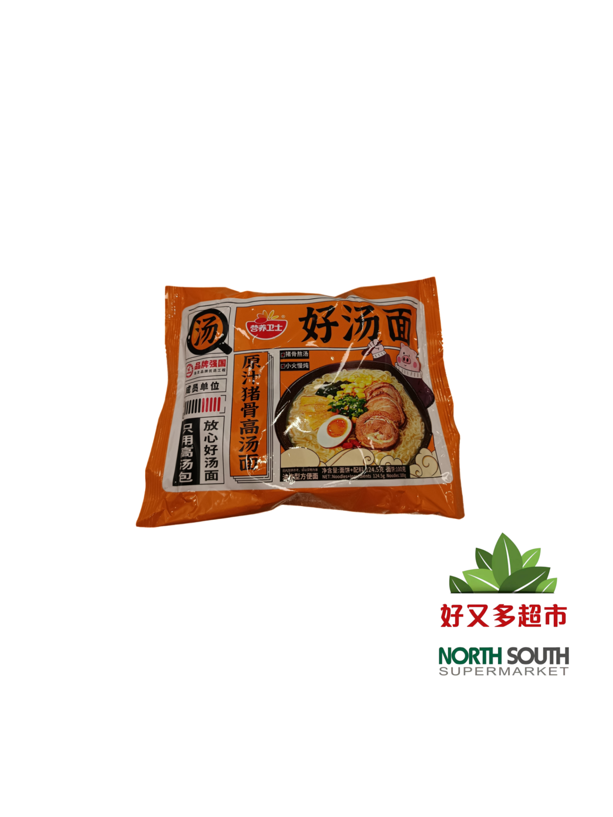 营养卫士原汁猪骨高汤面 124.5G*24/FIDEOS INSTANTÁNEOS SABOR A COSTILLA