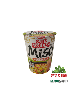 Ramen ins. miso NISSIN 8/67g NISSIN日清方便面杯面(蔬菜味噌味) 8/67g