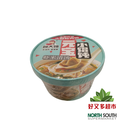 顾大嫂元宝小馄饨(虾米清汤) 65G*12/FIDEOS INSTANTÁNEOS