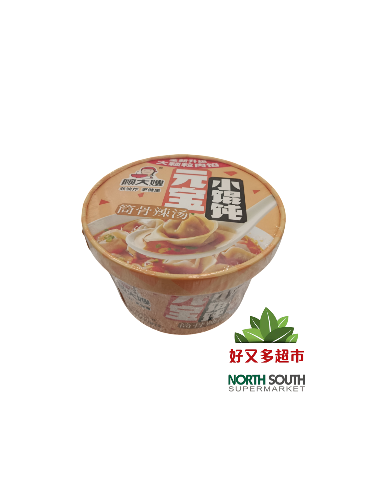 顾大嫂元宝小馄饨(筒骨辣汤) 70G*12/FIDEOS INSTANTÁNEOS
